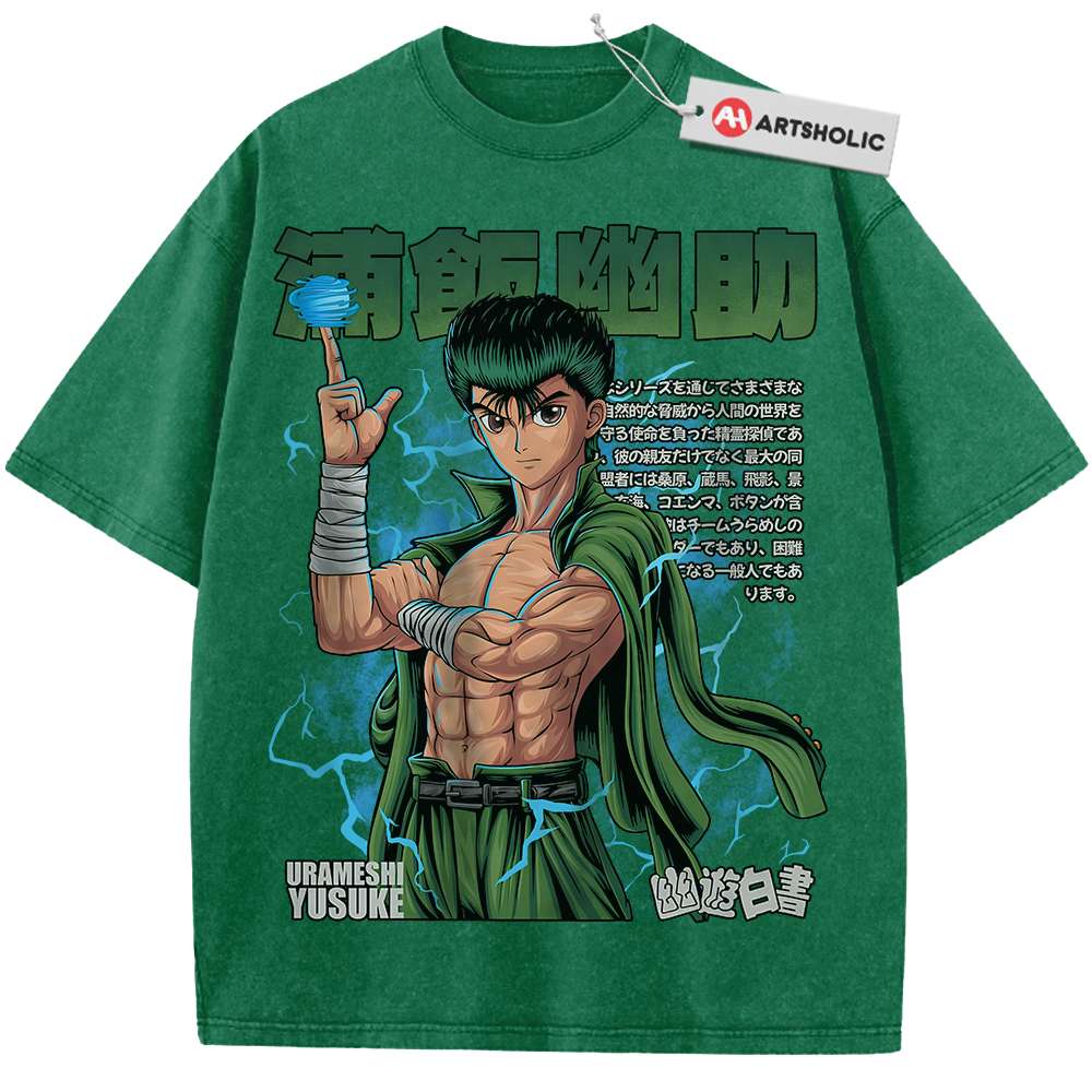 Yusuke Urameshi Shirt, YuYu Hakusho Shirt, Anime Shirt, Vintage T-Shirt