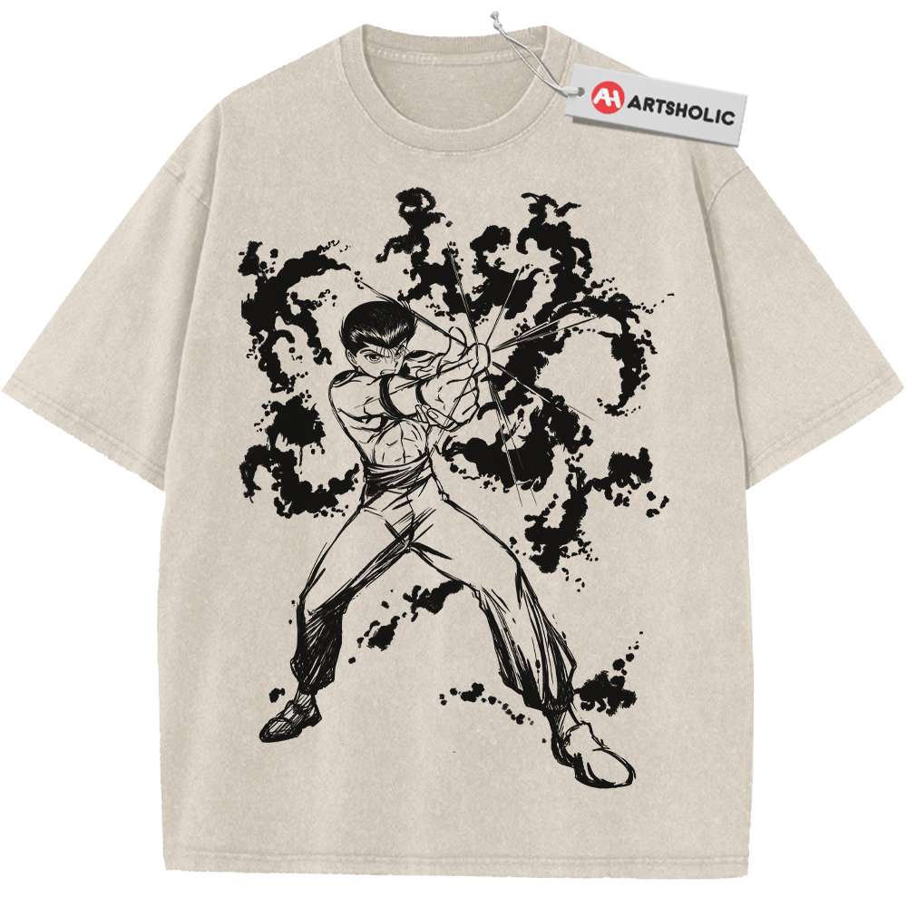 Yusuke Urameshi Shirt, YuYu Hakusho Shirt, Anime Shirt, Vintage Tee