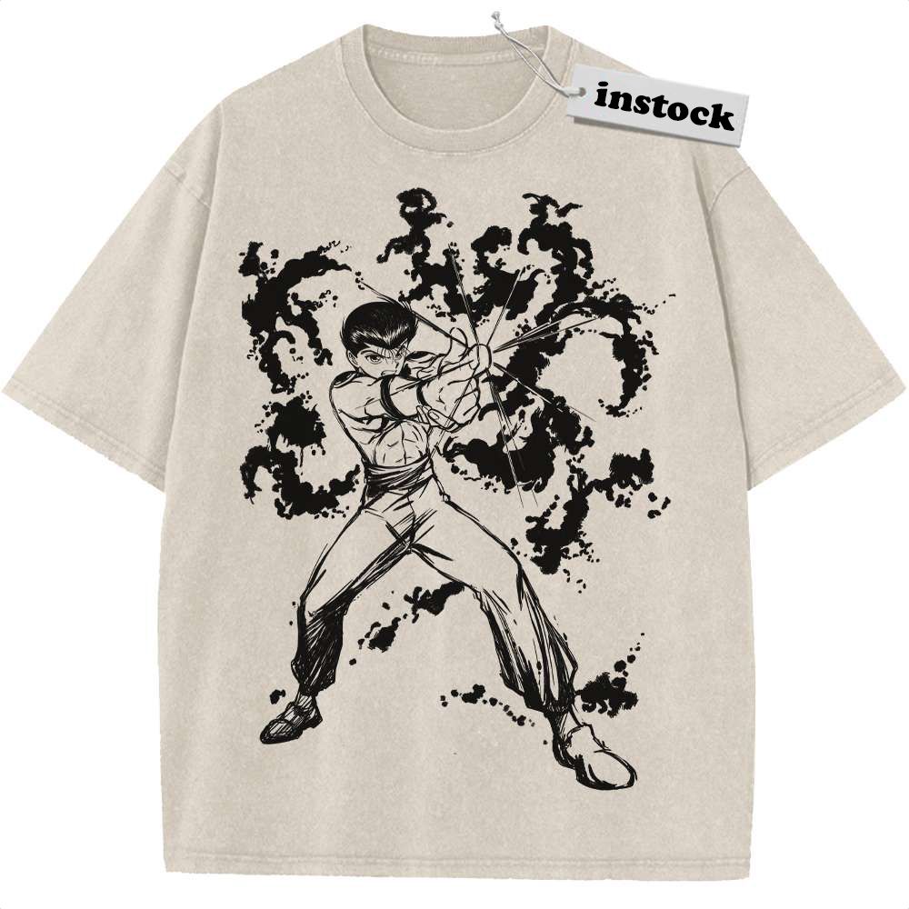 Yusuke Urameshi Shirt, YuYu Hakusho Shirt, Anime Shirt, Vintage Tee