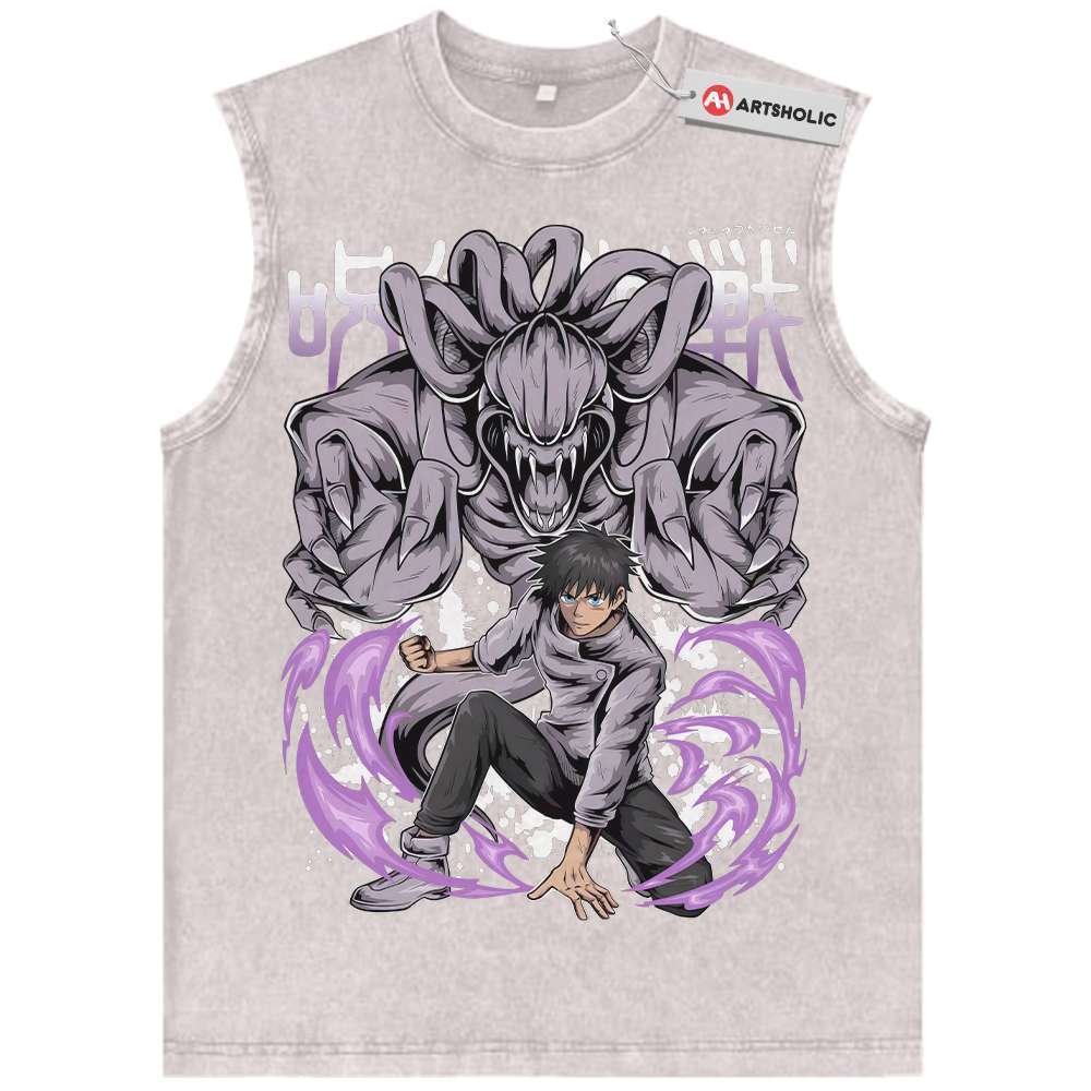 Alternative view of Yuta Okkotsu Tank Top, Jujutsu Kaisen Tank Top, Anime Tank Top, Vintage Tank Top