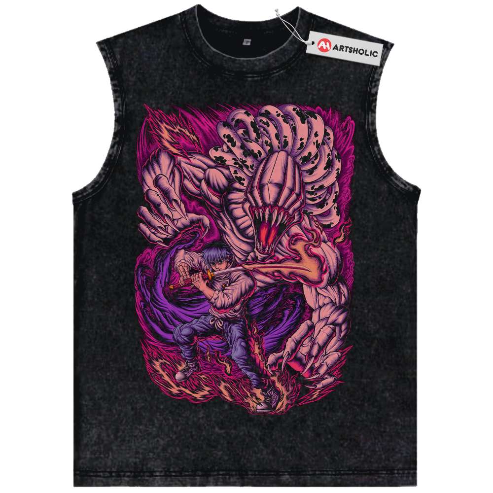 Yuta Okkotsu Tank Top, Jujutsu Kaisen Tank Top, Anime Tank Top, Vintage Tank Top