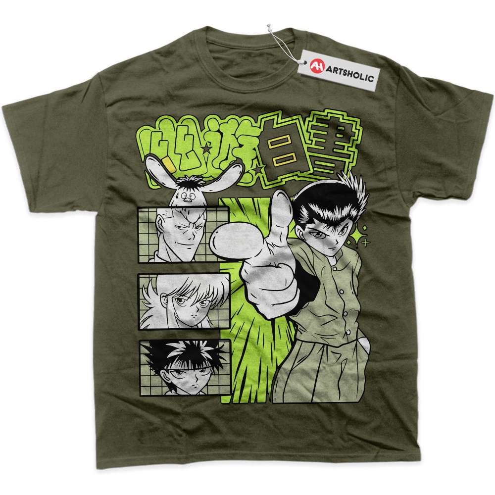 YuYu Hakusho Shirt, Anime Shirt, Graphic T-Shirt