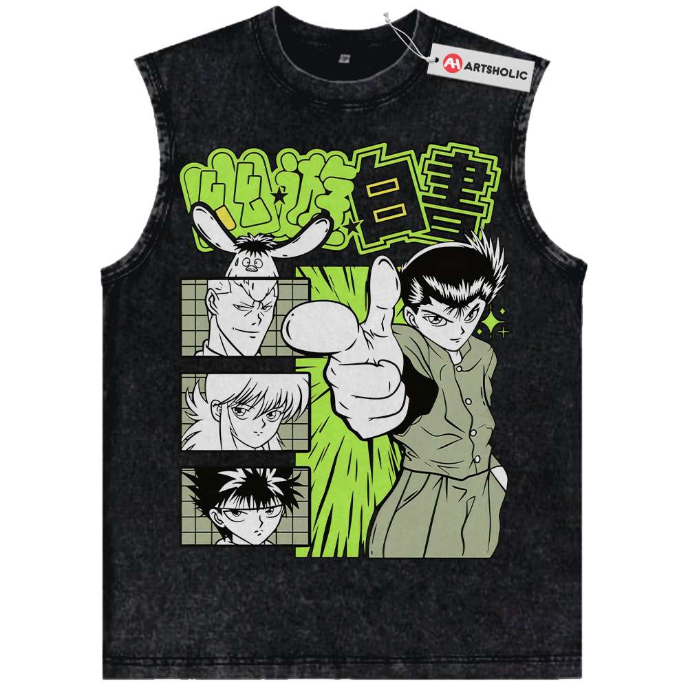 YuYu Hakusho Tank Top, Anime Tank Top, Vintage Tank Top