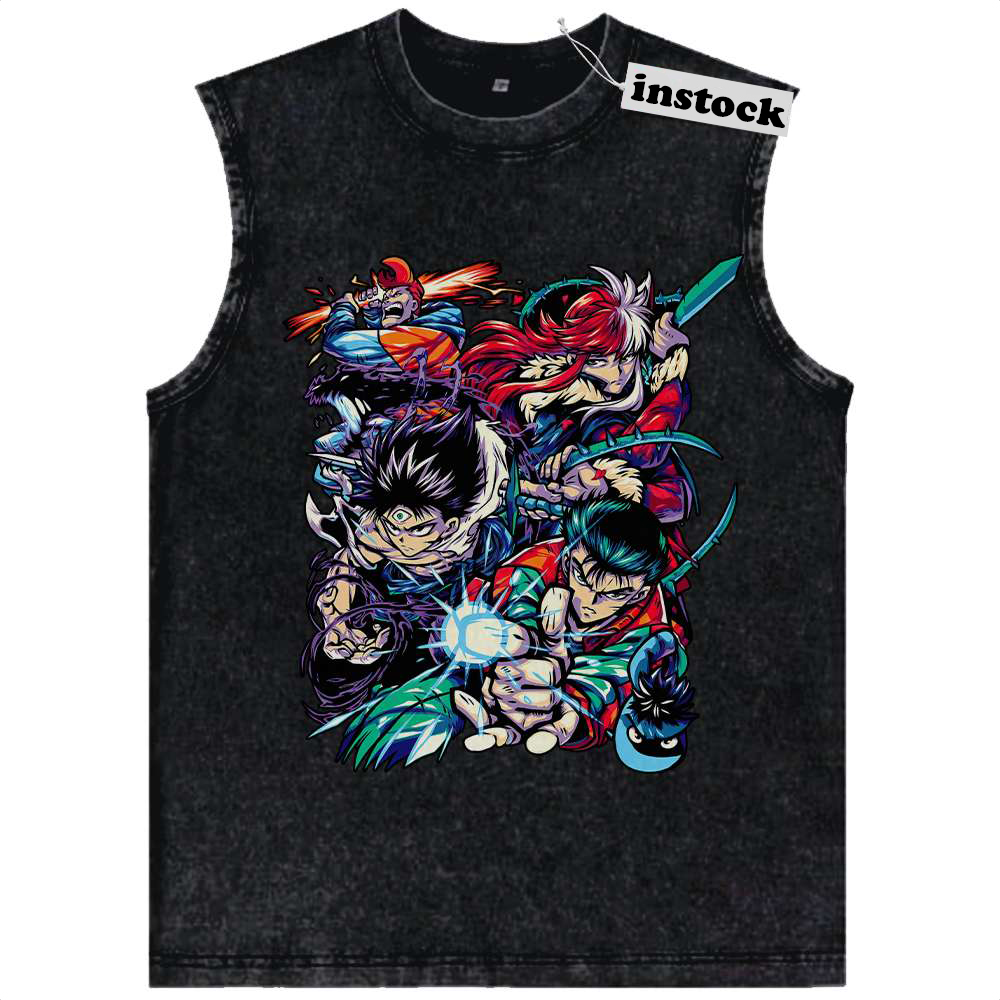 YuYu Hakusho Tank Top, Anime Tank Top, Vintage Tank Top