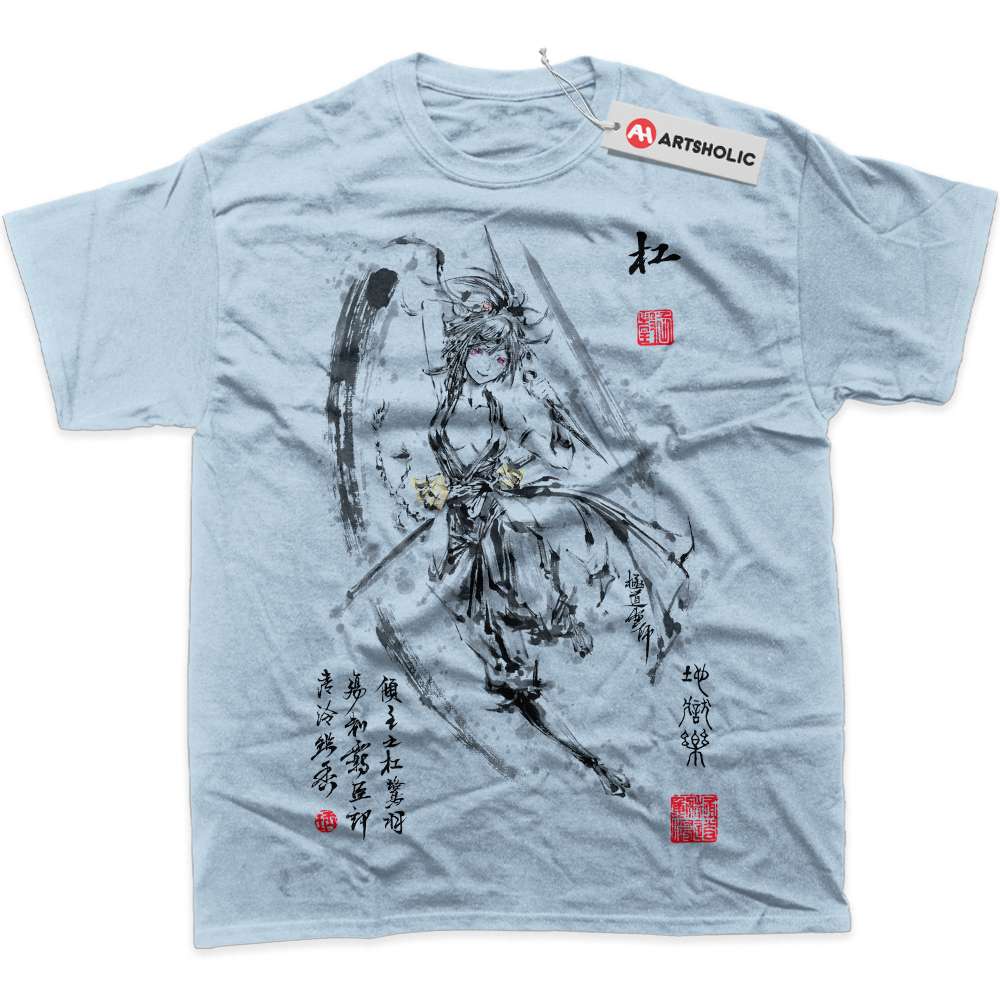 Alternative view of Yuzuriha Shirt, Hell's Paradise Shirt, Anime Shirt, Graphic T-Shirt
