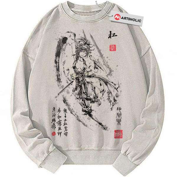 Yuzuriha Sweatshirt, Hell's Paradise Sweatshirt, Anime Sweatshirt, Vintage Sweatshirt