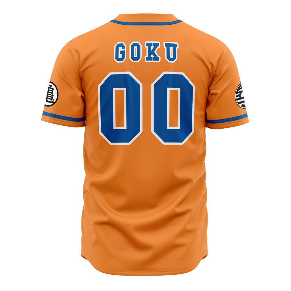 Alternative view of Z-Fighters Goku Dragon Ball Z Custom Baseball Jersey - Otaku Hall