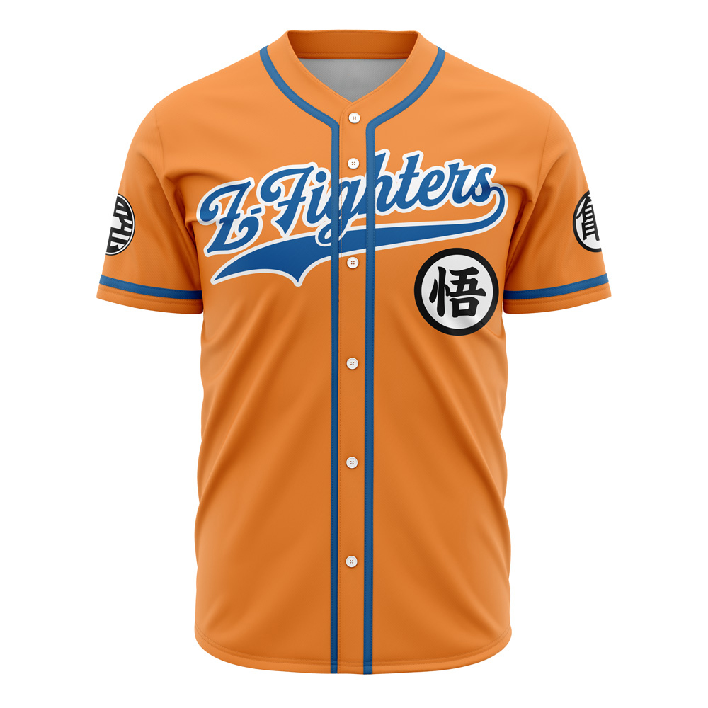 Z-Fighters Goku Dragon Ball Z Custom Baseball Jersey - Otaku Hall