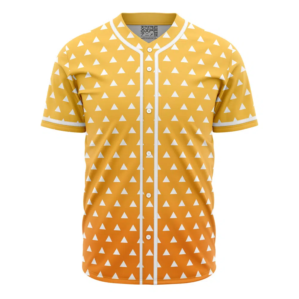 Zenitsu Agatsuma Demon Slayer Baseball Jersey