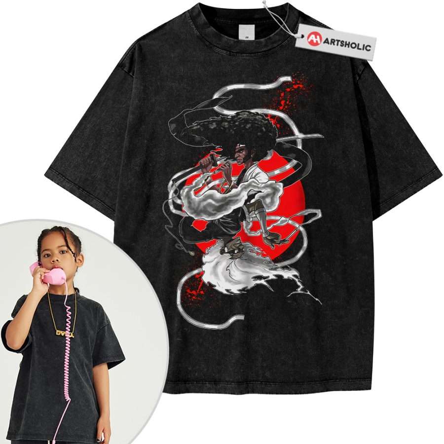 Alternative view of Zenitsu Agatsuma Shirt For Kids, Demon Slayer Shirt For Kids, Anime Shirt For Kids, Vintage Tee For Kids