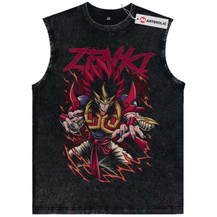 Alternative view of Zenki Tank Top, Anime Tank Top, Vintage Tank Top