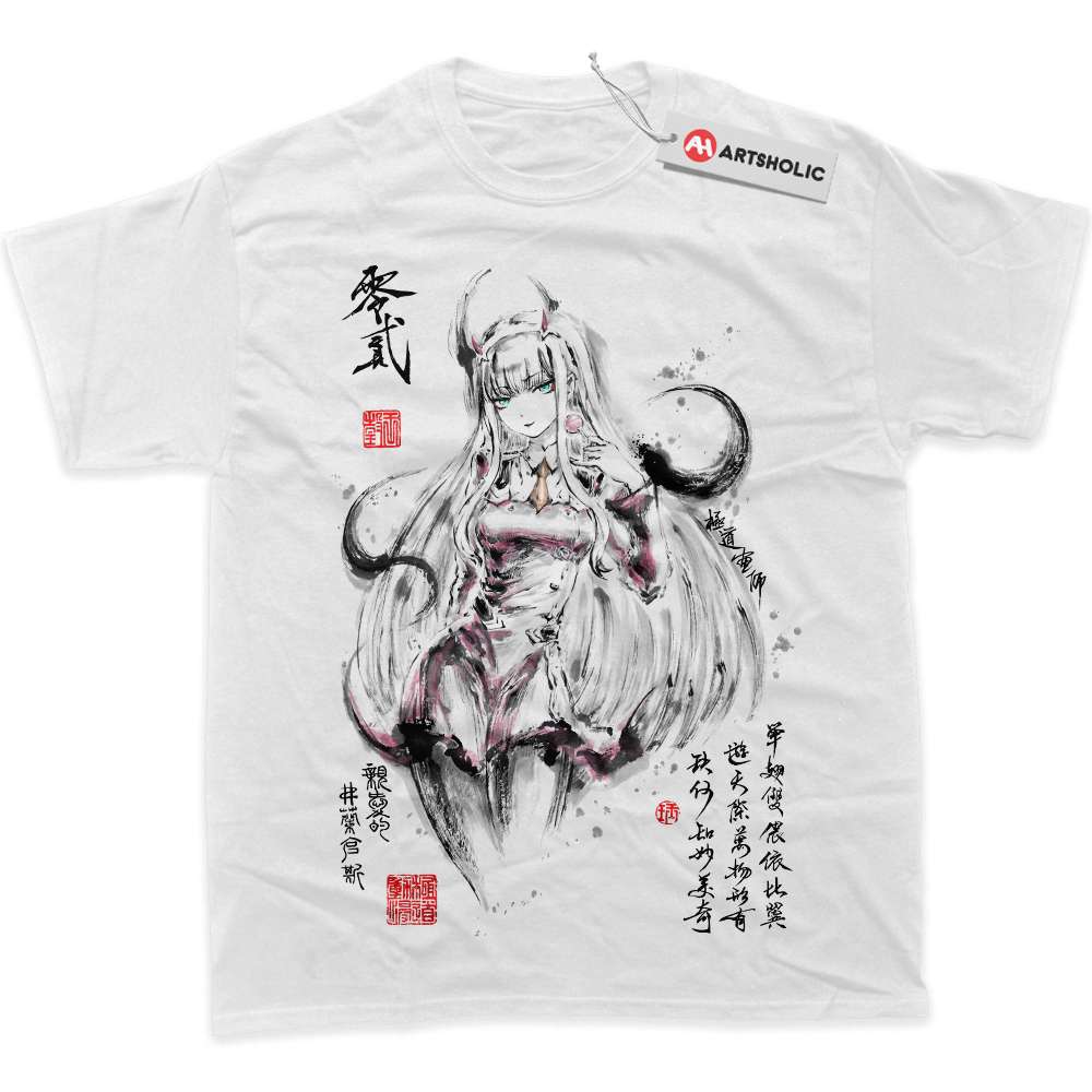 Zero Two Shirt, Darling in the Franxx Shirt, Anime Shirt, Graphic Tee