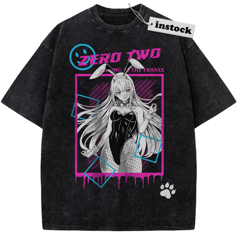 Zero Two Shirt, Darling in the Franxx Shirt, Anime Shirt, Vintage T-Shirt