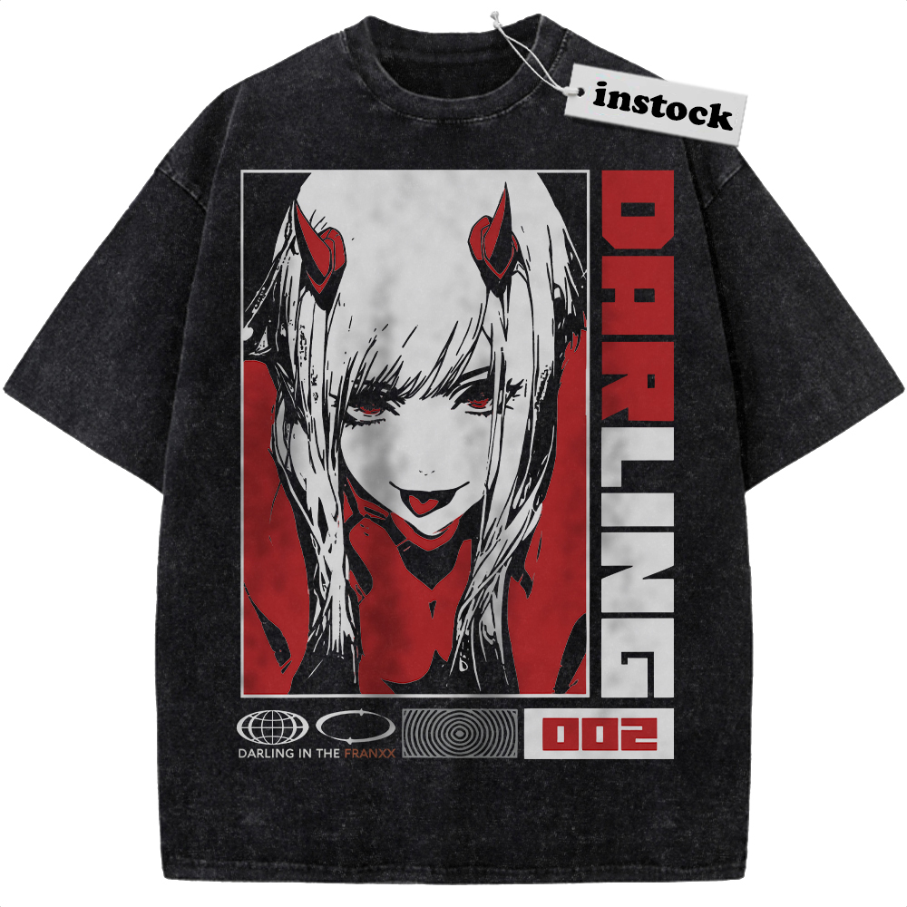 Zero Two Shirt, Darling in the Franxx Shirt, Anime Shirt, Vintage Tee