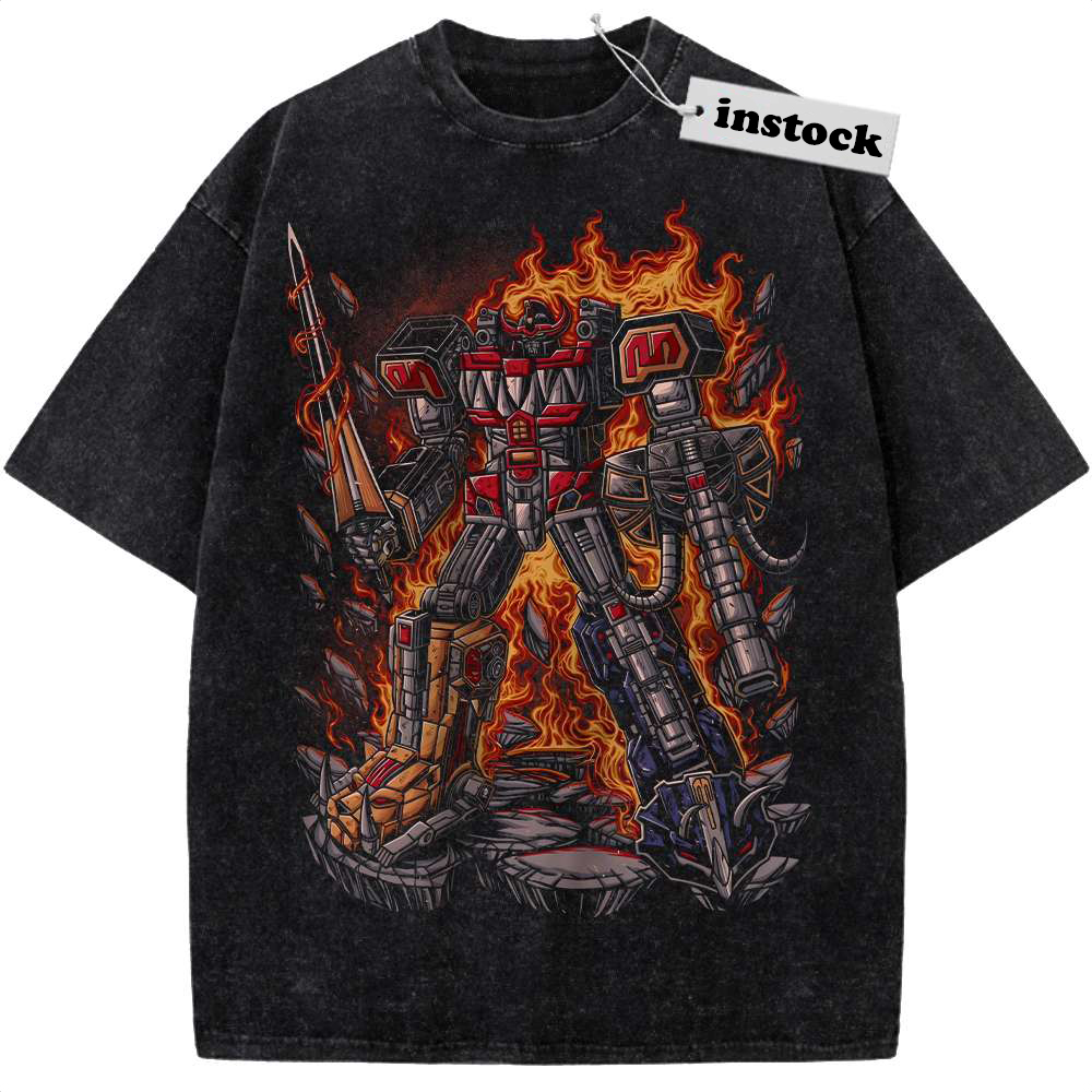 Zords Shirt, Mighty Morphin Power Rangers Shirt, Shirt, Animated Shirt, Vintage T-Shirt