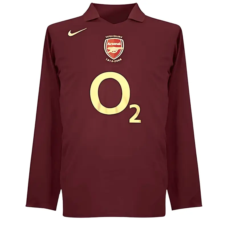 05/06 Arsenal Long Sleeve Home Retro Jersey