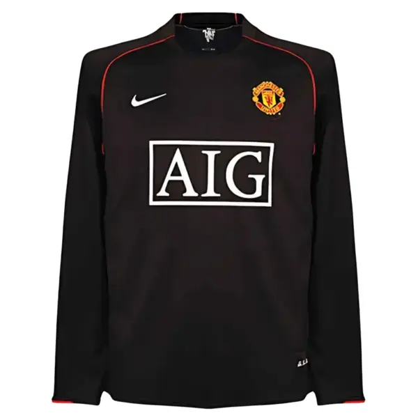 Alternative view of 07/08 Man U Long Sleeve Away Retro Jersey
