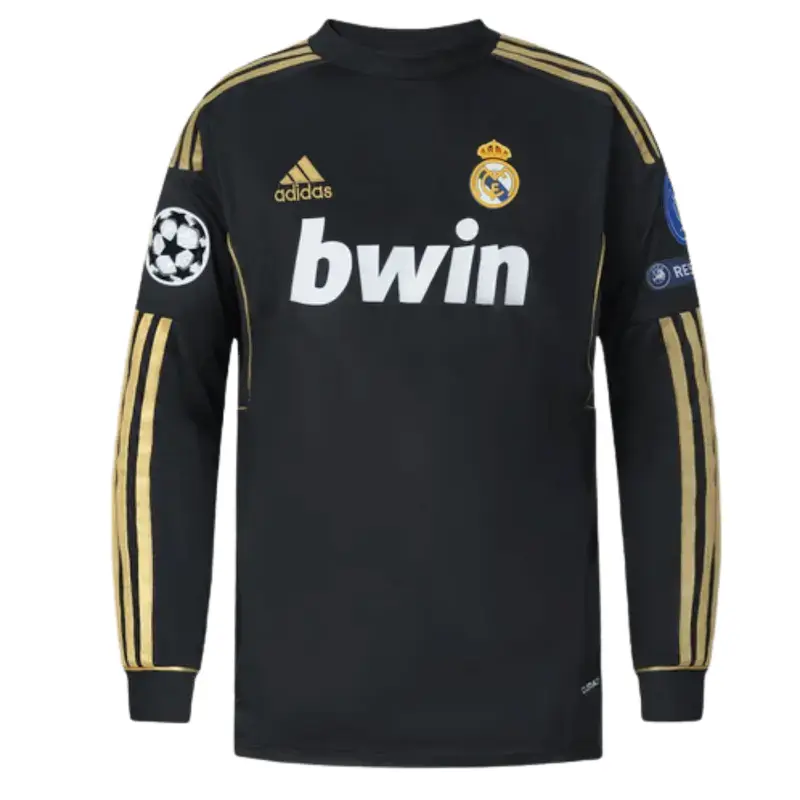 11/12 Real Madrid Long Sleeve Away Retro Jersey
