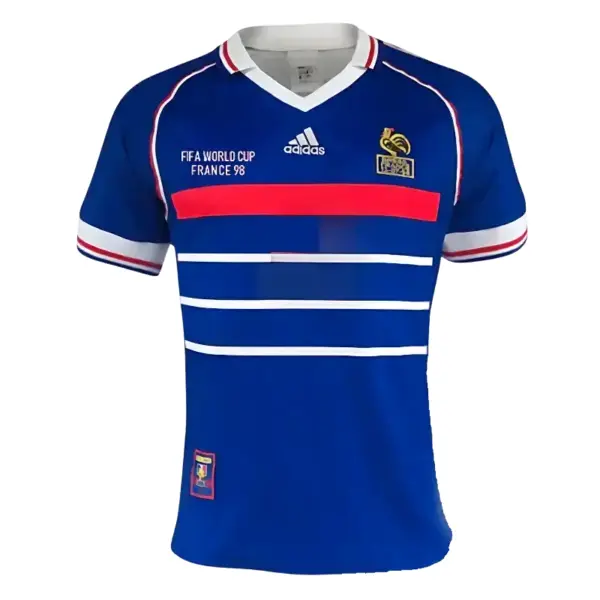 Alternative view of 1998 France Home Retro Jersey