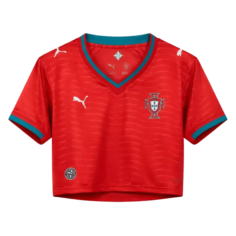 2026 Portugal Crop Top Home Jersey
