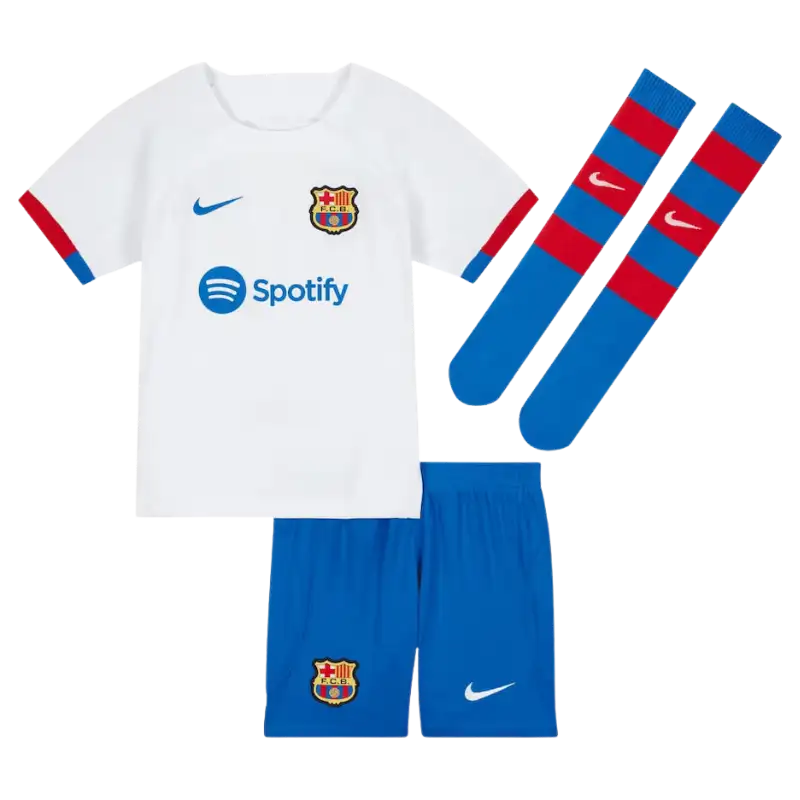 23/24 Kids Barcelona Away Kit