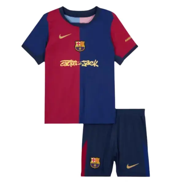 Alternative view of 24/25 Kids Barcelona Home Cactus Jack Kit