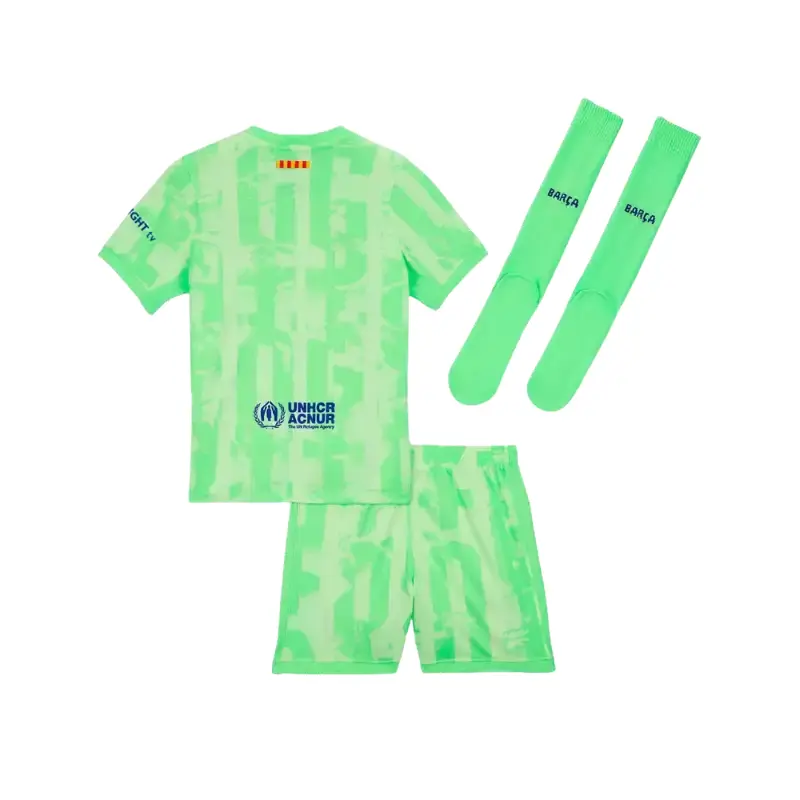 Alternative view of 24/25 Kids Barcelona Third Kit