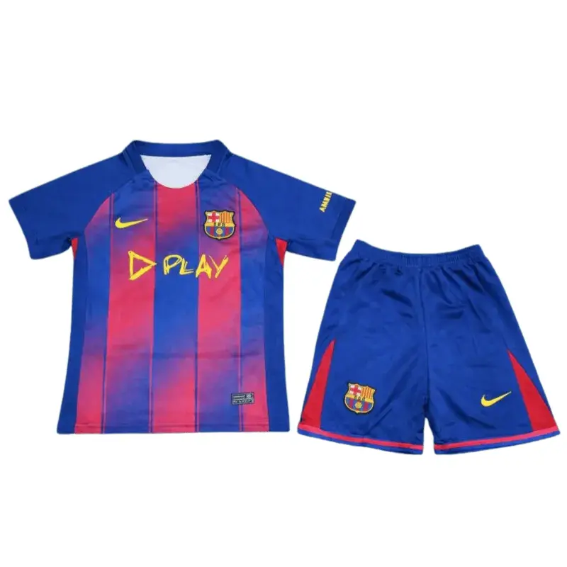 25/26 Kids Barcelona Ed Sheeran Kit