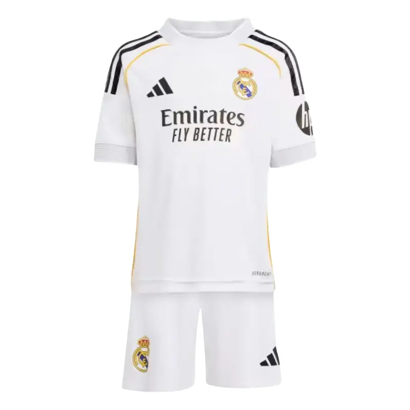 25/26 Kids Real Madrid Home Kit