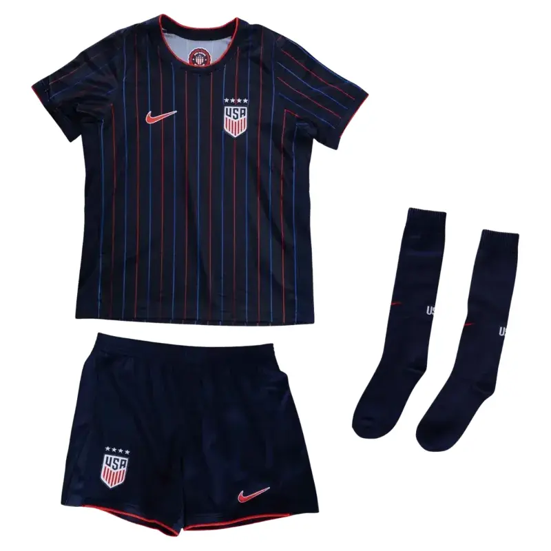 25/26 Kids USA Away Kit