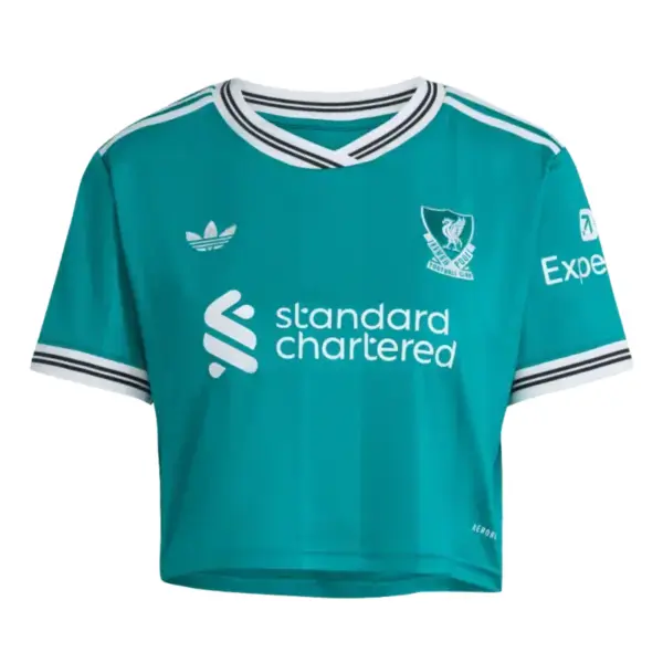 Alternative view of 25/26 Liverpool Crop Top Third Jersey