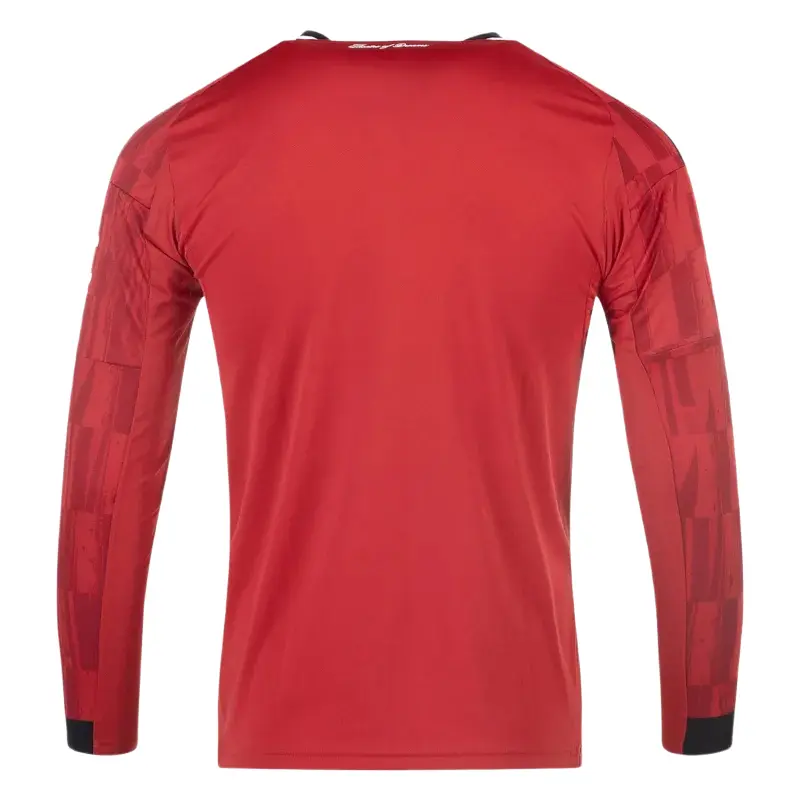 Alternative view of 25/26 Manchester United Home Long Sleeve Jersey