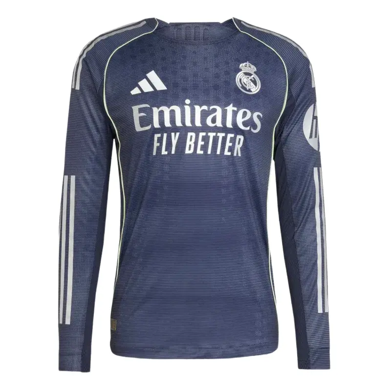 25/26 Real Madrid Away Long Sleeve Jersey