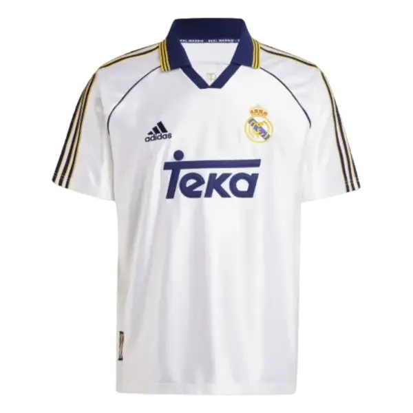 Alternative view of 99/00 Real Madrid Home Retro Jersey