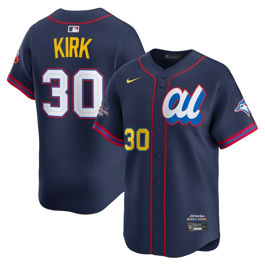 Alejandro Kirk American League Navy 2025 All-Star Jersey Stitched