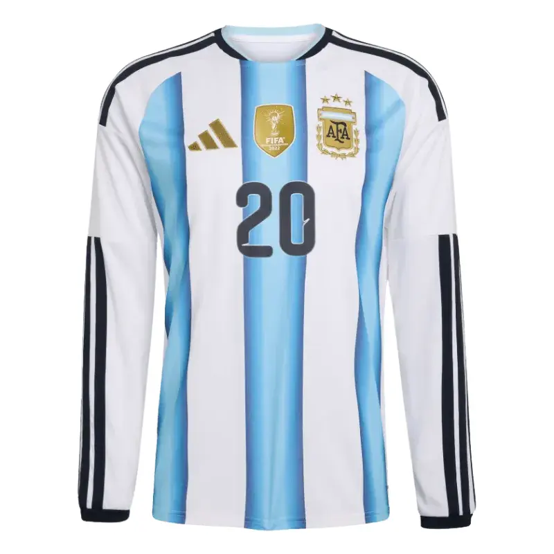 Alternative view of Alexis Mac Allister 2026 Argentina Long Sleeve Home Jersey