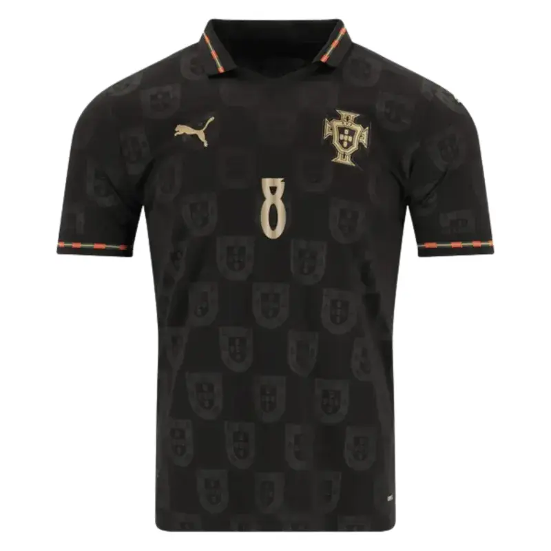 Alternative view of Bruno Fernandes 2026 Portugal Pantera Jersey