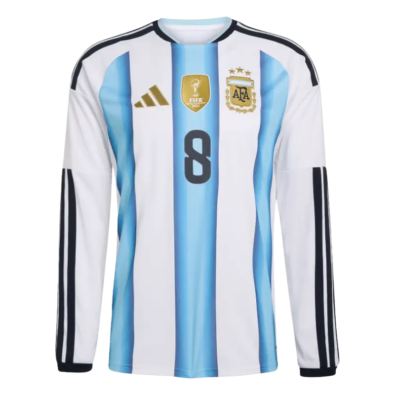 Alternative view of Enzo Fernandez 2026 Argentina Long Sleeve Home Jersey
