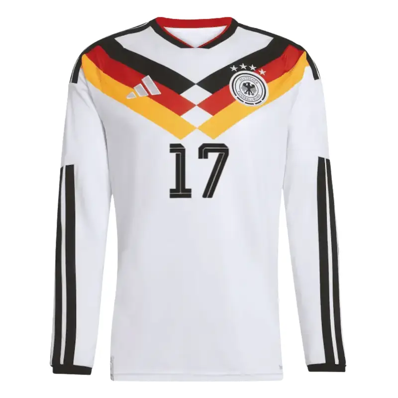 Alternative view of Florian Wirtz 2026 Germany Long Sleeve Home Jersey