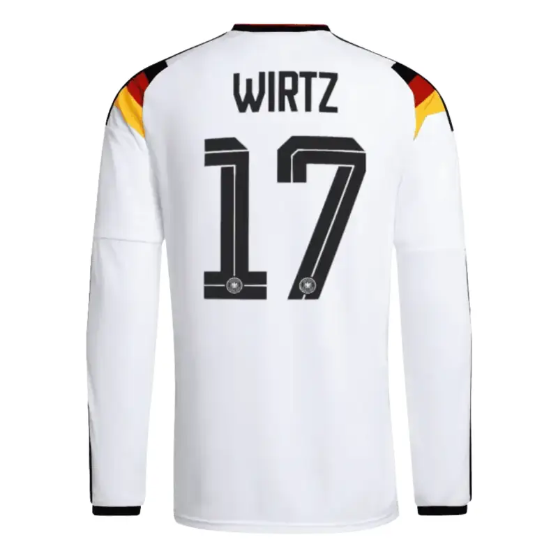 Florian Wirtz 2026 Germany Long Sleeve Home Jersey