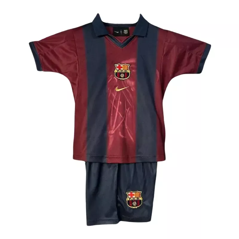 Kids Barcelona x Cactus Jack Retro Kit