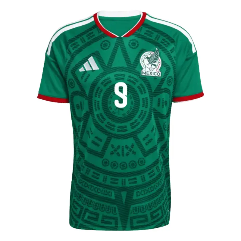 Alternative view of Raul Jimenez 2026 Mexico Home Jersey